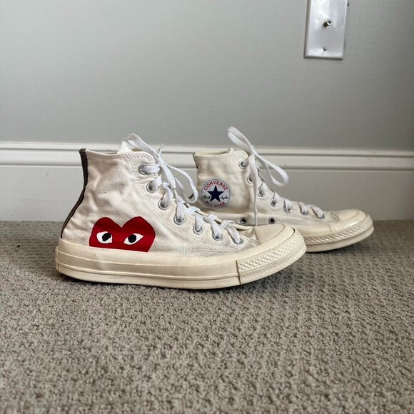 Converse Shoes - converse x comme des garçons high-top sneakers